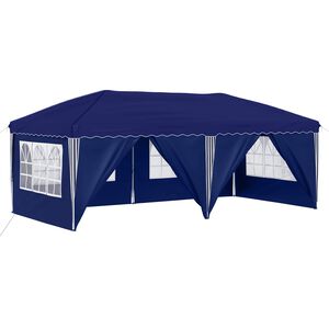 vidaXL Pop-up Juhlateltta 575 x 288 x 245 cm Sininen
