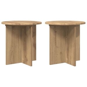 vidaXL Kasviteline 2 pcs Artisaanitammi 40 x 40 x 40 cm Tekninen puu