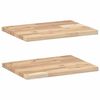 vidaXL Kelluvat hyllyt 2 kpl 40x30x2 cm k&auml;sittelem&auml;t&ouml;n massiivipuu akaasia