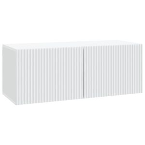 vidaXL Sein&auml;lle asennettava TV-kaappi valkoinen 78,5 x 31 x 30 cm