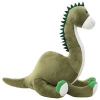 vidaXL Dinosaurus brontosaurus pehmolelu plyysi vihreä