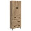 vidaXL Kaappisarja 2 kpl 66 x 34,5 x 90 cm Tekninen puu Artisaanitammi
