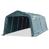 vidaXL Irrotettava karjateltta PVC 550 g/m&sup2; 3,3x8 m tummanvihre&auml;