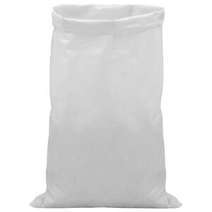 vidaXL Kudotut s&auml;kit 50 kpl valkoinen 65 x 105 cm PP