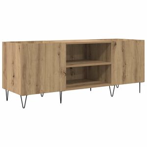 vidaXL Levykaappi Artisan tammi 121 x 38 x 48 cm