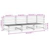 vidaXL 3-istuttava Puutarhasohva vahanruskea täysi mänty