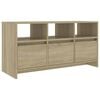 vidaXL TV-taso Sonoma-tammi 102x37,5x52,5 cm tekninen puu