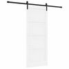 vidaXL Liukuovi valkoinen 83 x 202 cm T&auml;ysi m&auml;nty