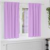 vidaXL Piment&auml;v&auml; verho renkailla 2 pcs Violetti 175 x 140 cm