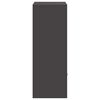 vidaXL Pakettipostilaatikko ovella Musta 41 x 38 x 103 cm Ter&auml;s