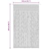 vidaXL Macrame verho harmaanruskea 140x240 cm puuvilla