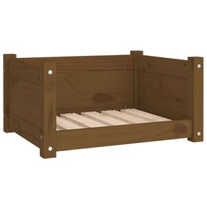 vidaXL Koirans&auml;nky hunajanruskea 55,5x45,5x28 cm t&auml;ysi m&auml;nty