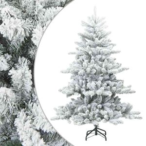 vidaXL Tekojoulupuu Saranallisilla Oksilla Lumen Pintamaalattu 150 cm