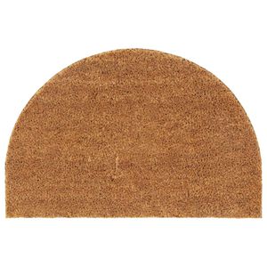vidaXL Ovimatto natural puolipy&ouml;re&auml; 40x60 cm tuftattu kookos