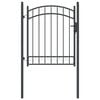 vidaXL Aitausportti EMMEN 150 x 100 cm Jauhemaalattu ter&auml;s Harmaa