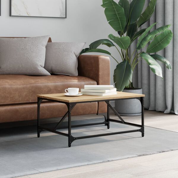 vidaXL Sohvap&ouml;yt&auml; Sonoma-tammi 75x50x35 cm tekninen puu