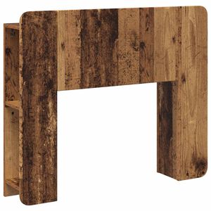 vidaXL P&auml;&auml;tykaappi s&auml;ilytystilassa Vanha puu Tekninen puu