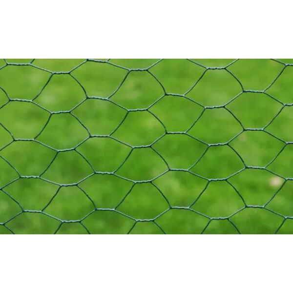 vidaXL Kanaverkko PVC pinnoitteella 25x0,5 m vihre&auml;