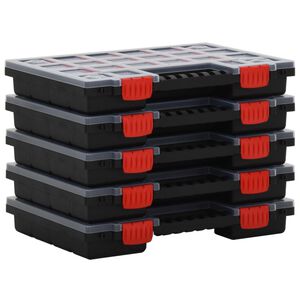 vidaXL Lajittelulaatikot 5 kpl 34,5x25x5 cm polypropeeni