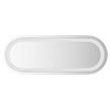 vidaXL LED kylpyhuonemirror L&auml;pin&auml;kyv&auml; 40 x 15 cm karkaistu lasi