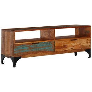 vidaXL TV-taso 118x35x45 cm kierr&auml;tetty puu