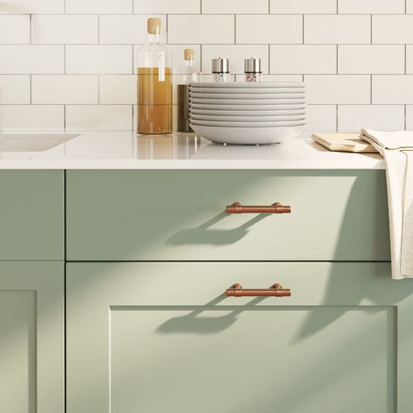 vidaXL Kaapin kahvat 20 kpl pronssi 64 mm ruostumaton ter&auml;s