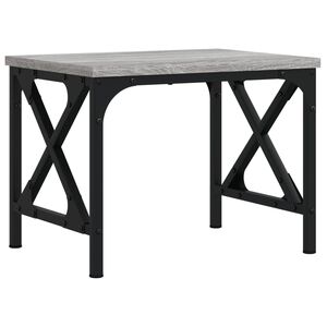 vidaXL Tulostinteline harmaa Sonoma 40x30x31 cm tekninen puu
