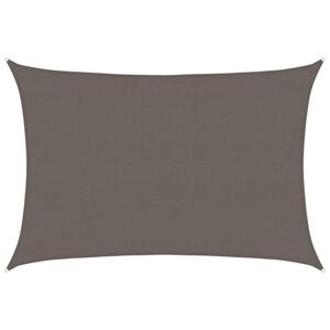 vidaXL Aurinkopurje 160 g/m&sup2; antrasiitti 4x5 m HDPE