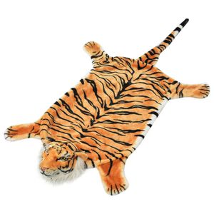 vidaXL Tiikerimatto plyysi 144 cm Ruskea