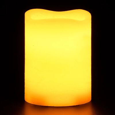 vidaXL Liekittömät LED-kynttilät 100 kpl kaukosäädin lämmin valkoinen