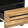 vidaXL Yöpöydät 2 kpl 40x34x46 cm täysi karkea mangopuu