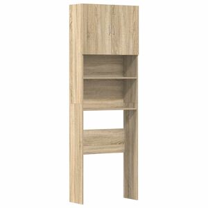vidaXL Pesukonekaappi Sonoma-tammi 64x24x190 cm lastulevy