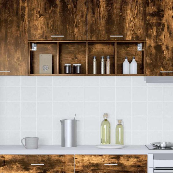 vidaXL Henkarikaappi Savup&auml;hkin&auml; 30 x 29,5 x 100 cm Tekninen puu