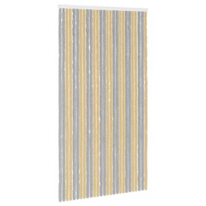 vidaXL Hy&ouml;nteiskangas Chenille Harmaa ja beige 118 x 220 cm 100% PP