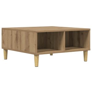 vidaXL Sohvap&ouml;yt&auml; k&auml;sity&ouml;l&auml;inen tammi 60x60x30 cm tekninen puu
