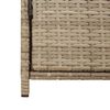 vidaXL Puutarhan s&auml;ilytyskaappi beige 83x45x76 cm polyrottinki
