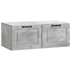 vidaXL Sein&auml;lle asennettava TV-kaappi Betoninharmaa 78,5 x 41 x 30 cm