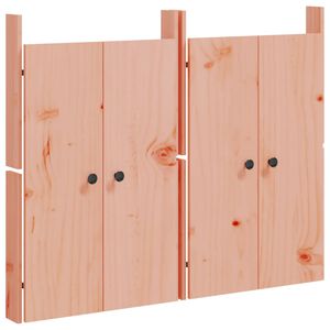 vidaXL Ulkokeitti&ouml;kaapin ovet MEPPEL 2 kpl 50x9x82 cm t&auml;ysi douglaskuusi