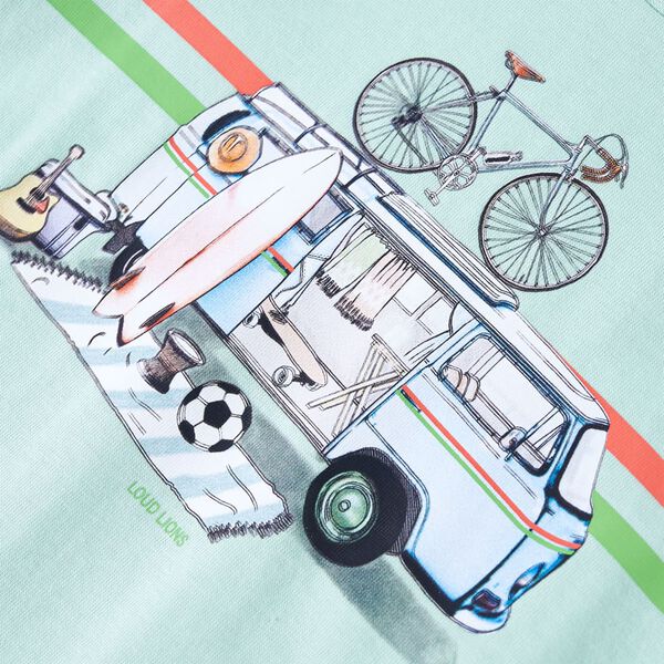 Lasten T-paita vaalea minttu 116