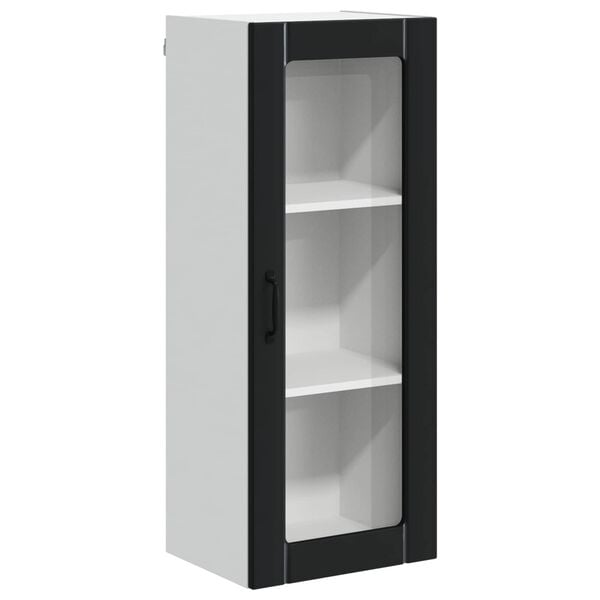 vidaXL Keittiökaappi Musta 40 x 31 x 100 cm Tekninen puu