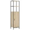 vidaXL Korkea kaappi Sonoma-tammi 40 x 33 x 161 cm Tekninen puu