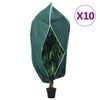 vidaXL Kasvien fleecepeite vetoketjulla 10 kpl 70 g/m&sup2; 1,55x1,55 m