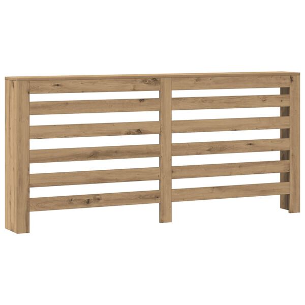 vidaXL L&auml;mp&ouml;patterin suoja artesaanitammi 175x20x82 cm tekninen puu