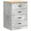 vidaXL Autotallin s&auml;ilytyskaappi betoni harmaa 60x51x85 cm t&auml;ysi m&auml;nty