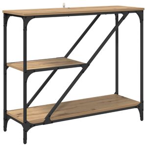 vidaXL Konsolip&ouml;yt&auml; Artisan tammi 88,5 x 30 x 75 cm Tekninen puu