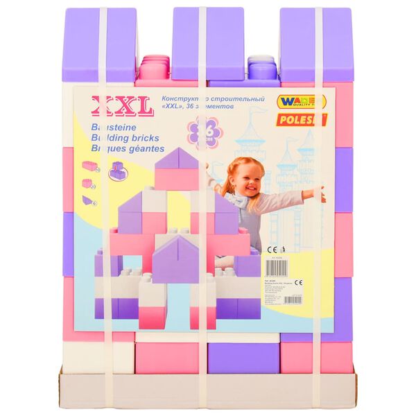 Polesie Wader Rakennuspalikat XXL 36-osaa