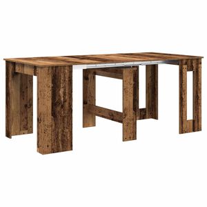 vidaXL Ruokailup&ouml;yt&auml; 180 x 85 x 75 cm Tekninen puu Vanha puu