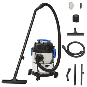 vidaXL M&auml;rk&auml;kuivaimuri 1200 W 20 l hopea