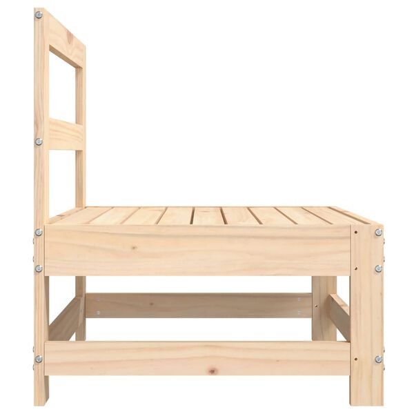 vidaXL Puutarhan keskisohva täysi mänty