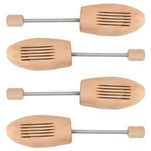 vidaXL Kenk&auml;puut 2 paria EU 35-38 lootuspuu
